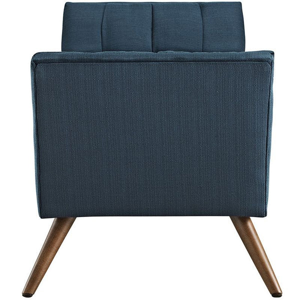 Response Medium Fabric Bench in Azure