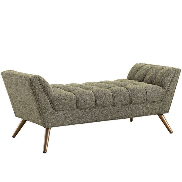 Response Medium Fabric Bench in Oatmeal