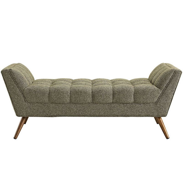 Response Medium Fabric Bench in Oatmeal