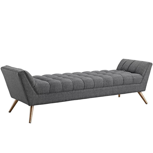 Response Fabric Bench in Gray