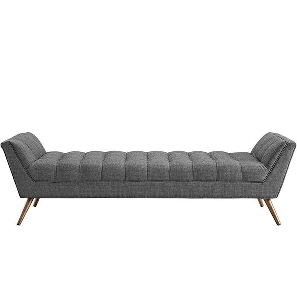 Response Fabric Bench in Gray