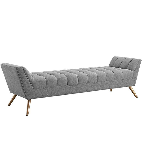 Response Fabric Bench in Expectation Gray