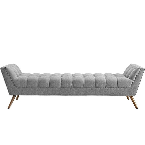Response Fabric Bench in Expectation Gray