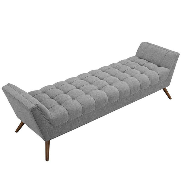 Response Fabric Bench in Expectation Gray