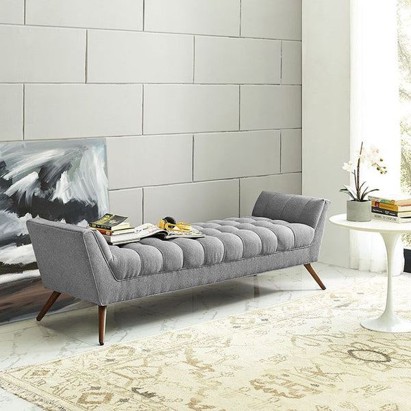 Response Fabric Bench in Expectation Gray