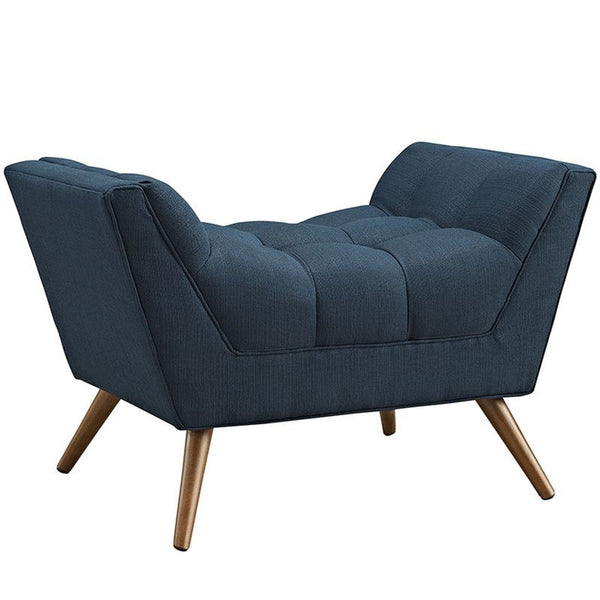 Response Fabric Ottoman in Azure