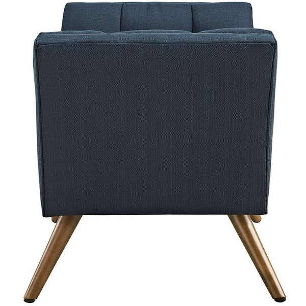 Response Fabric Ottoman in Azure