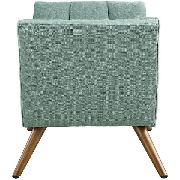 Response Fabric Ottoman in Laguna