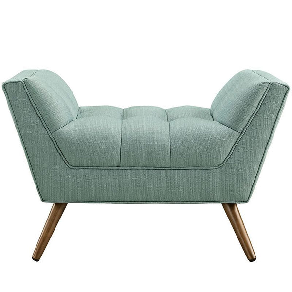 Response Fabric Ottoman in Laguna