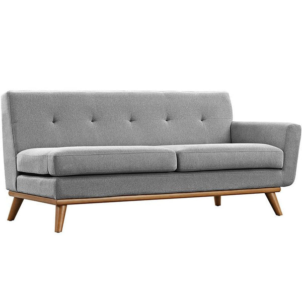 Engage Right-Arm Loveseat in Expectation Gray