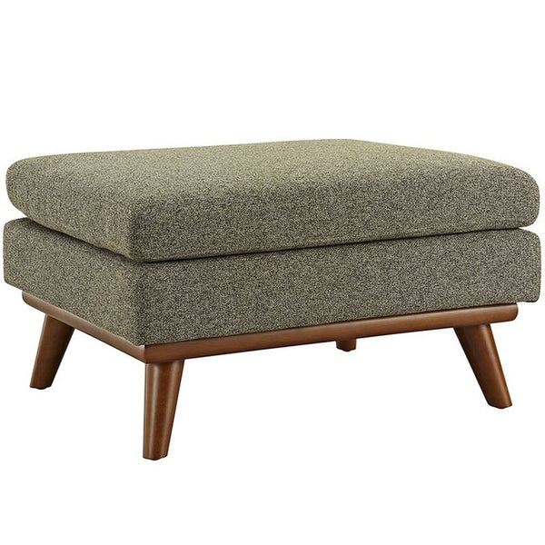 Engage Fabric Ottoman in Oatmeal