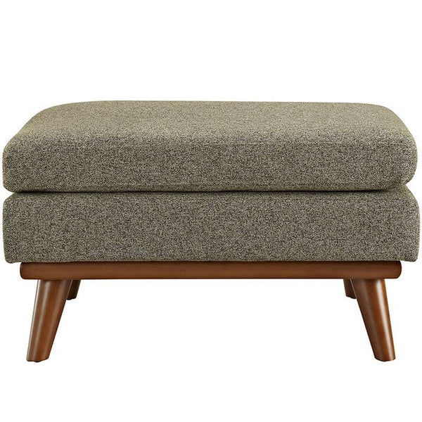 Engage Fabric Ottoman in Oatmeal