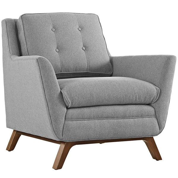 Beguile Fabric Armchair in Expectation Gray