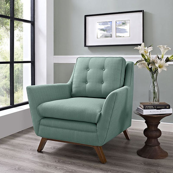 Beguile Fabric Armchair in Laguna