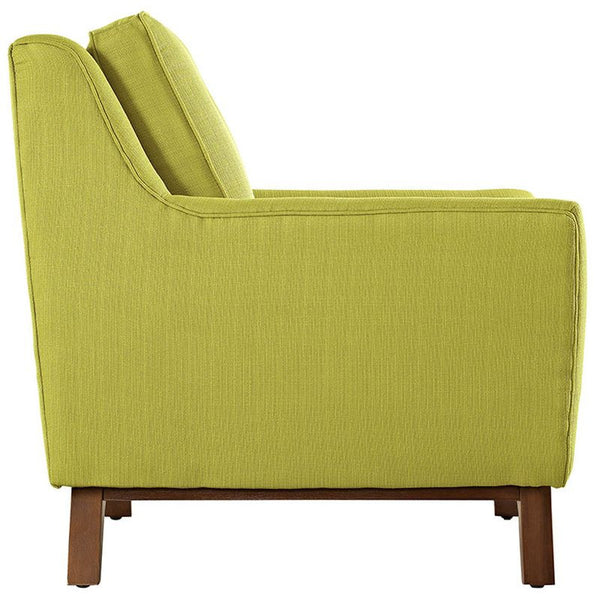 Beguile Fabric Armchair in Wheatgrass