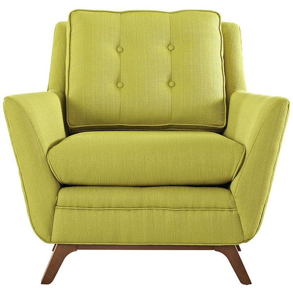 Beguile Fabric Armchair in Wheatgrass