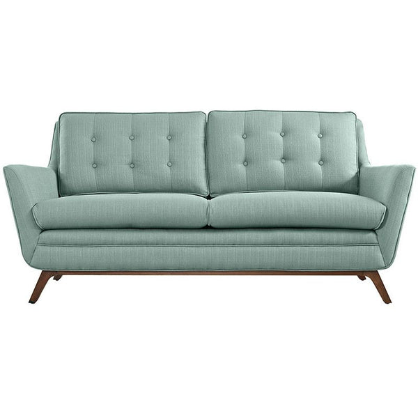 Beguile Fabric Loveseat in Laguna