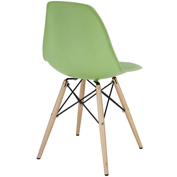 Pyramid Dining Side Chair in Light Green