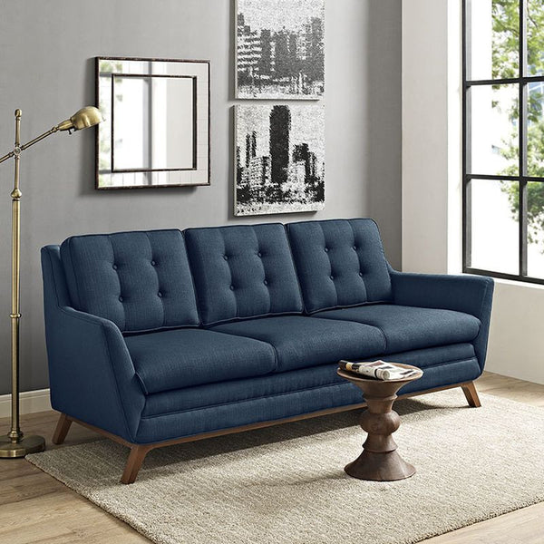 Beguile Fabric Sofa in Azure