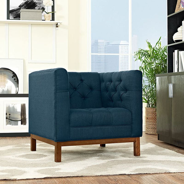Panache Fabric Armchair in Azure