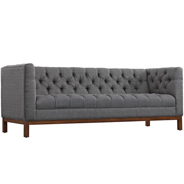 Panache Fabric Sofa in Gray