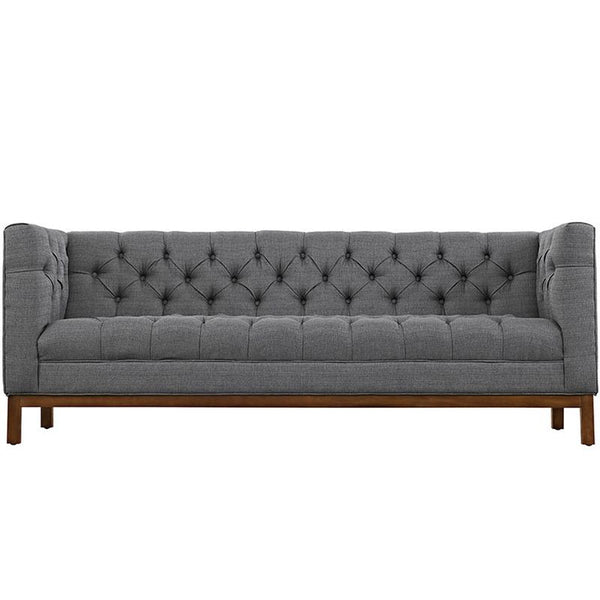 Panache Fabric Sofa in Gray