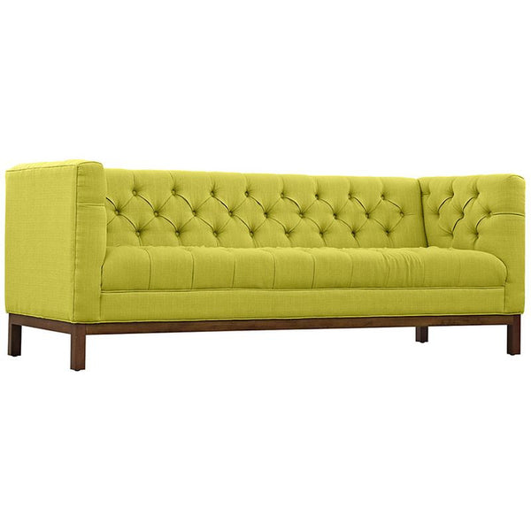 Panache Fabric Sofa in Wheatgrass