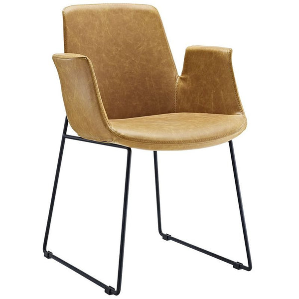 Aloft Dining Armchair in Tan