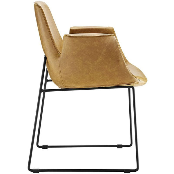 Aloft Dining Armchair in Tan