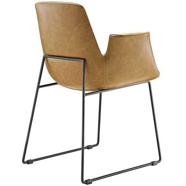 Aloft Dining Armchair in Tan