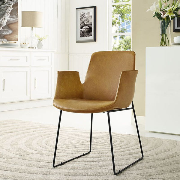 Aloft Dining Armchair in Tan