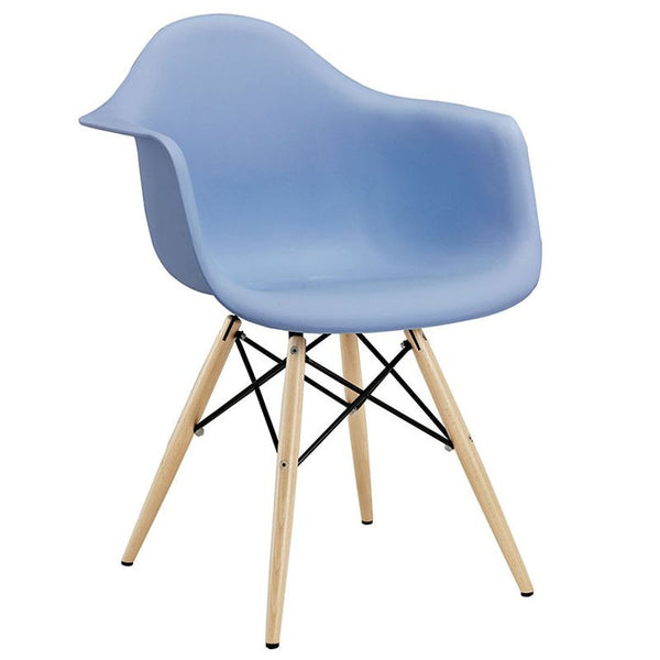 Pyramid Dining Armchair in Blue