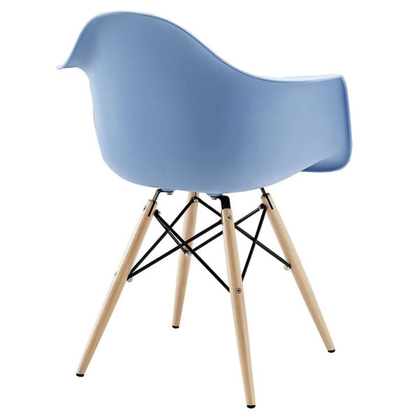 Pyramid Dining Armchair in Blue