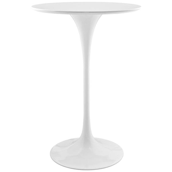 Lippa 28" Wood Bar Table in White