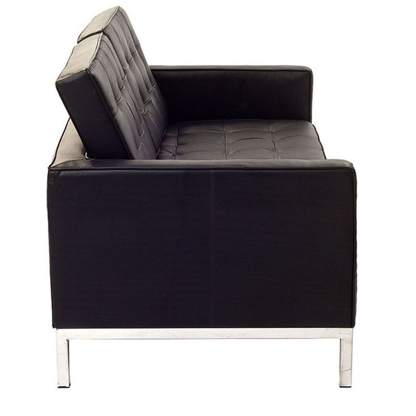 Loft Leather Loveseat in Brown