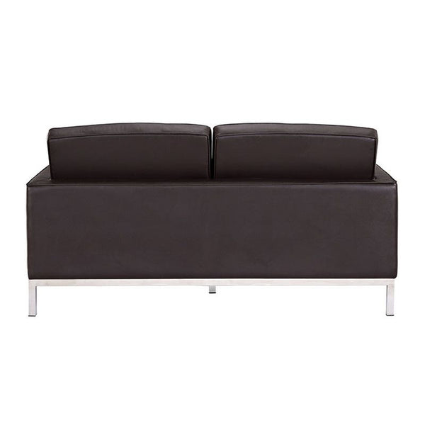 Loft Leather Loveseat in Brown