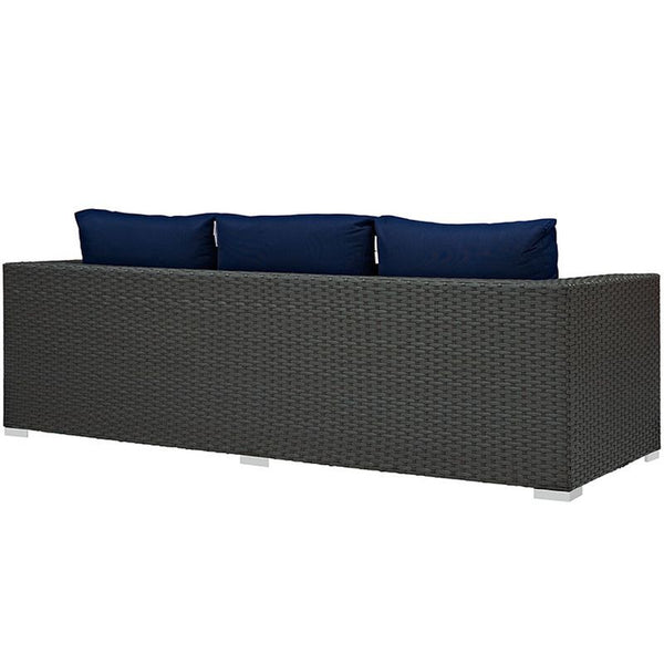 Sojourn Outdoor Patio Sunbrella® Sofa in Canvas Navy