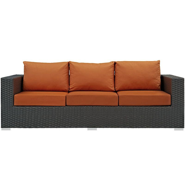 Sojourn Outdoor Patio Sunbrella® Sofa in Canvas Tuscan