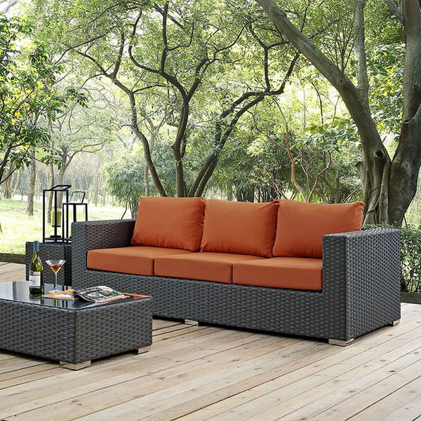Sojourn Outdoor Patio Sunbrella® Sofa in Canvas Tuscan