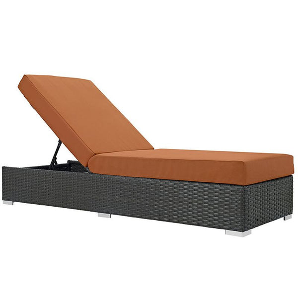 Sojourn Outdoor Patio Sunbrella® Chaise Lounge in Canvas Tuscan