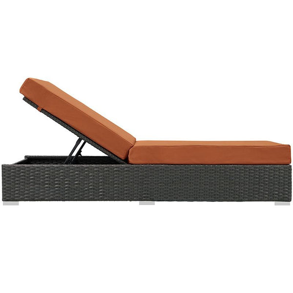 Sojourn Outdoor Patio Sunbrella® Chaise Lounge in Canvas Tuscan