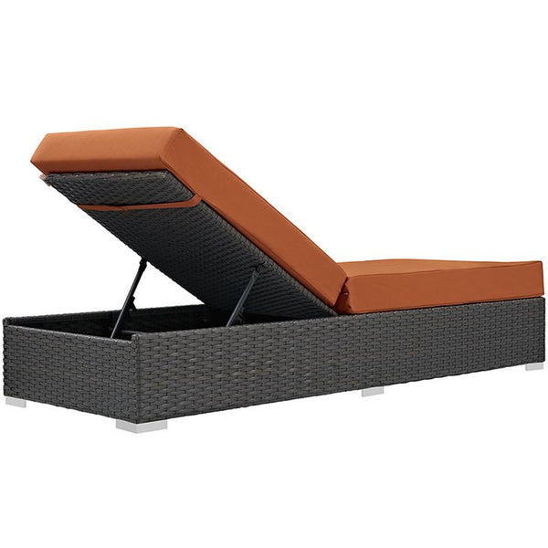 Sojourn Outdoor Patio Sunbrella® Chaise Lounge in Canvas Tuscan
