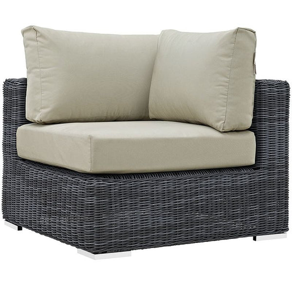 Summon Outdoor Patio Sunbrella® Corner in Canvas Antique Beige