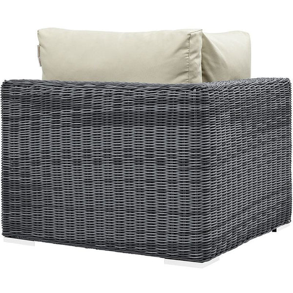 Summon Outdoor Patio Sunbrella® Corner in Canvas Antique Beige