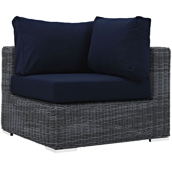 Summon Outdoor Patio Sunbrella® Corner in Canvas Navy