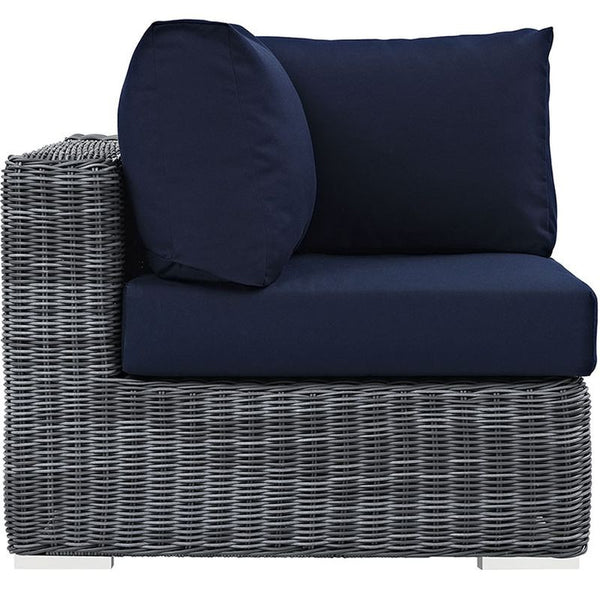 Summon Outdoor Patio Sunbrella® Corner in Canvas Navy
