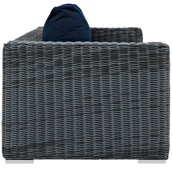 Summon Outdoor Patio Sunbrella® Sofa in Canvas Navy