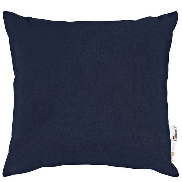 Summon 2 Piece Outdoor Patio Pillow Set in Navy
