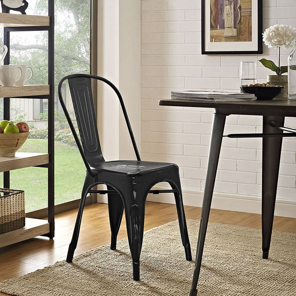 Promenade Side Chair in Black