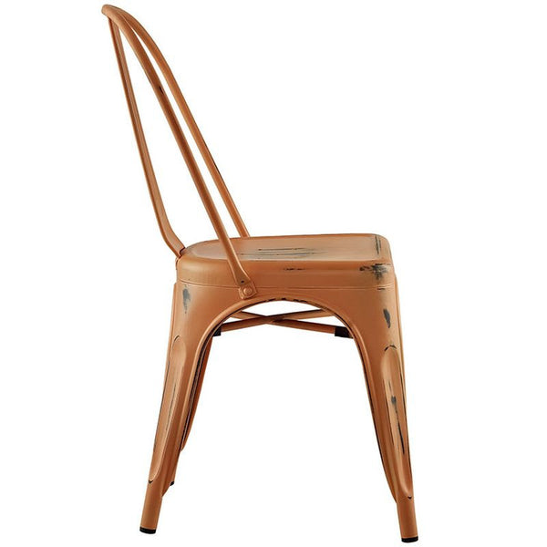 Promenade Side Chair in Orange